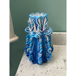 Exquisite, modern large waterfall candle, including tea light